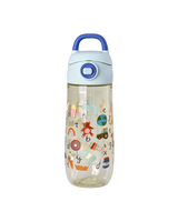 Trinkflasche ABC Print/ Blau 550 ml