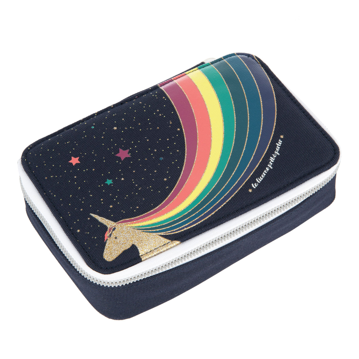 Federmäppchen mit Inhalt - Unicorn Gold
