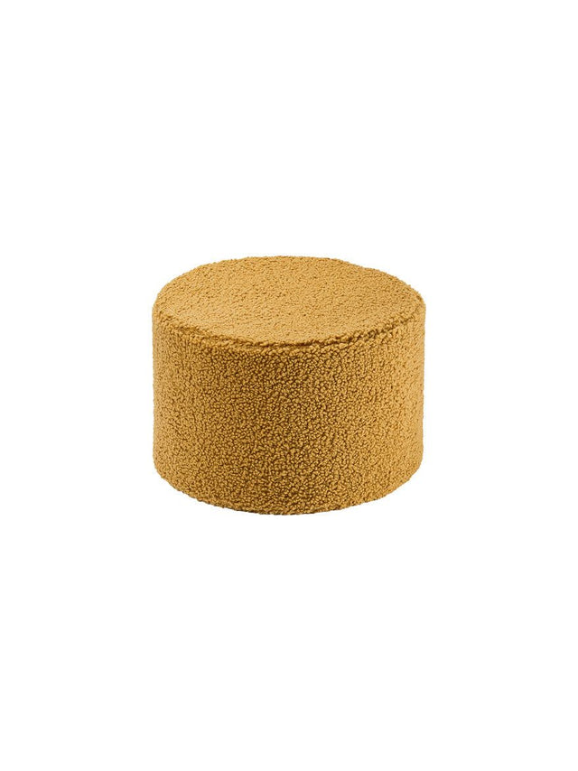 Kinderzimmer Pouffe Maple mit kuschelweichem Teddystoff und formstabilem Schaumstoff