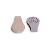 Swaddleclips aus Leder Beige/Grey