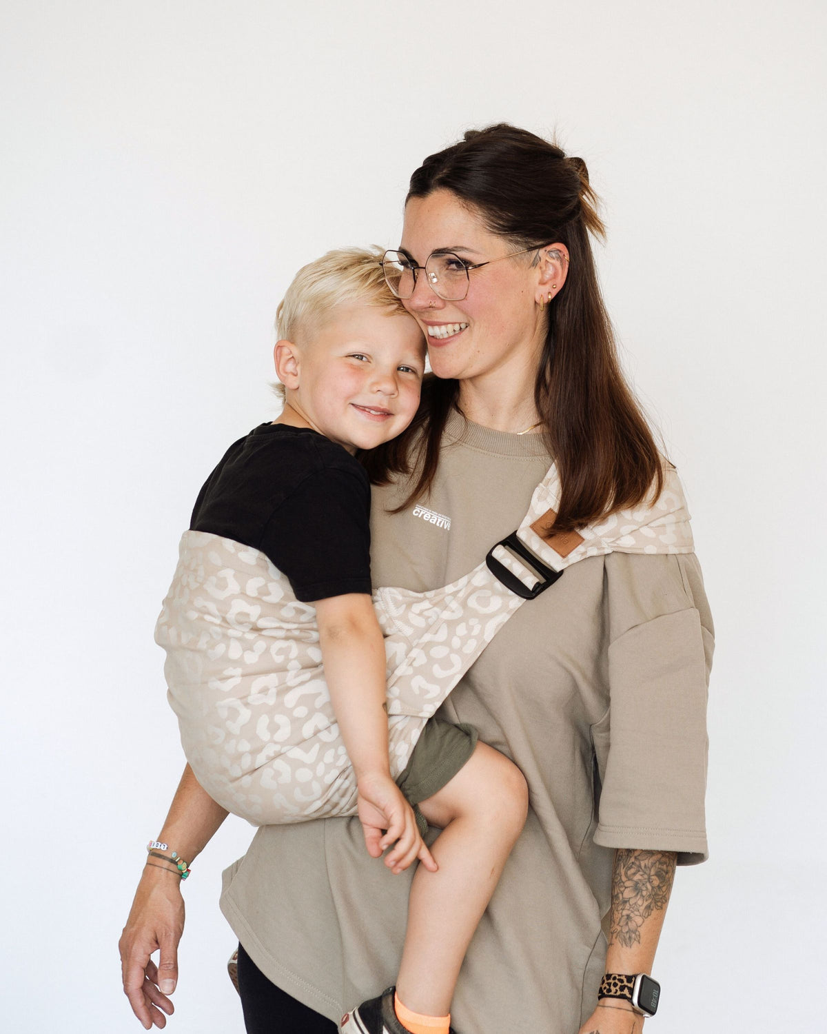 Qookie Go Hüfttrage Leo Beige