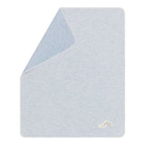 Babydecke Regenbogen/ blau