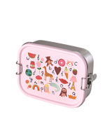 Lunchbox/ ABC Print pink 800 ml