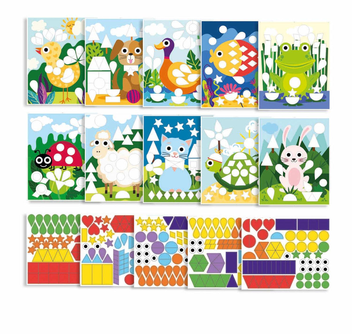 Sticker- Formen & Farben