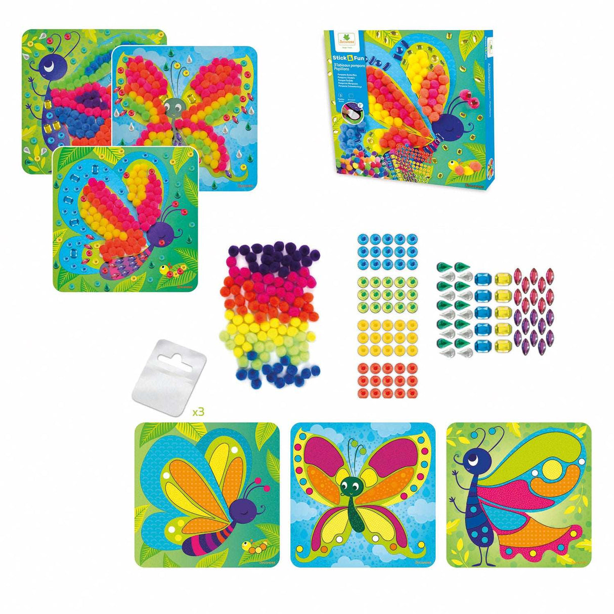 Stick & Fun/ Pompom Bilder