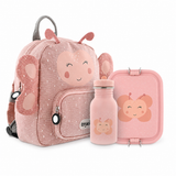 Schulset - Rucksack klein,Trinkflasche 350ml & Brotdose groß - Mrs. Butterfly