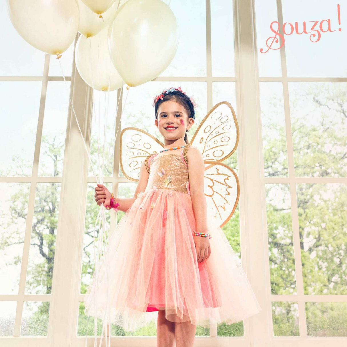 Kleid + Flügel Joanna 5-7 Jahre
