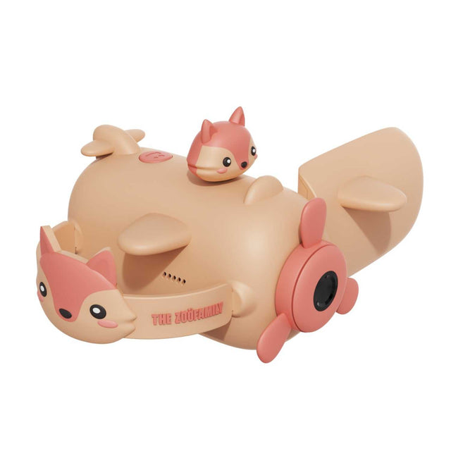 Kinder-Videokamera Fuchs von Zoofamily mit 48 MP, kinderfreundlichem Design und 2-Zoll-IPS-Bildschirm.