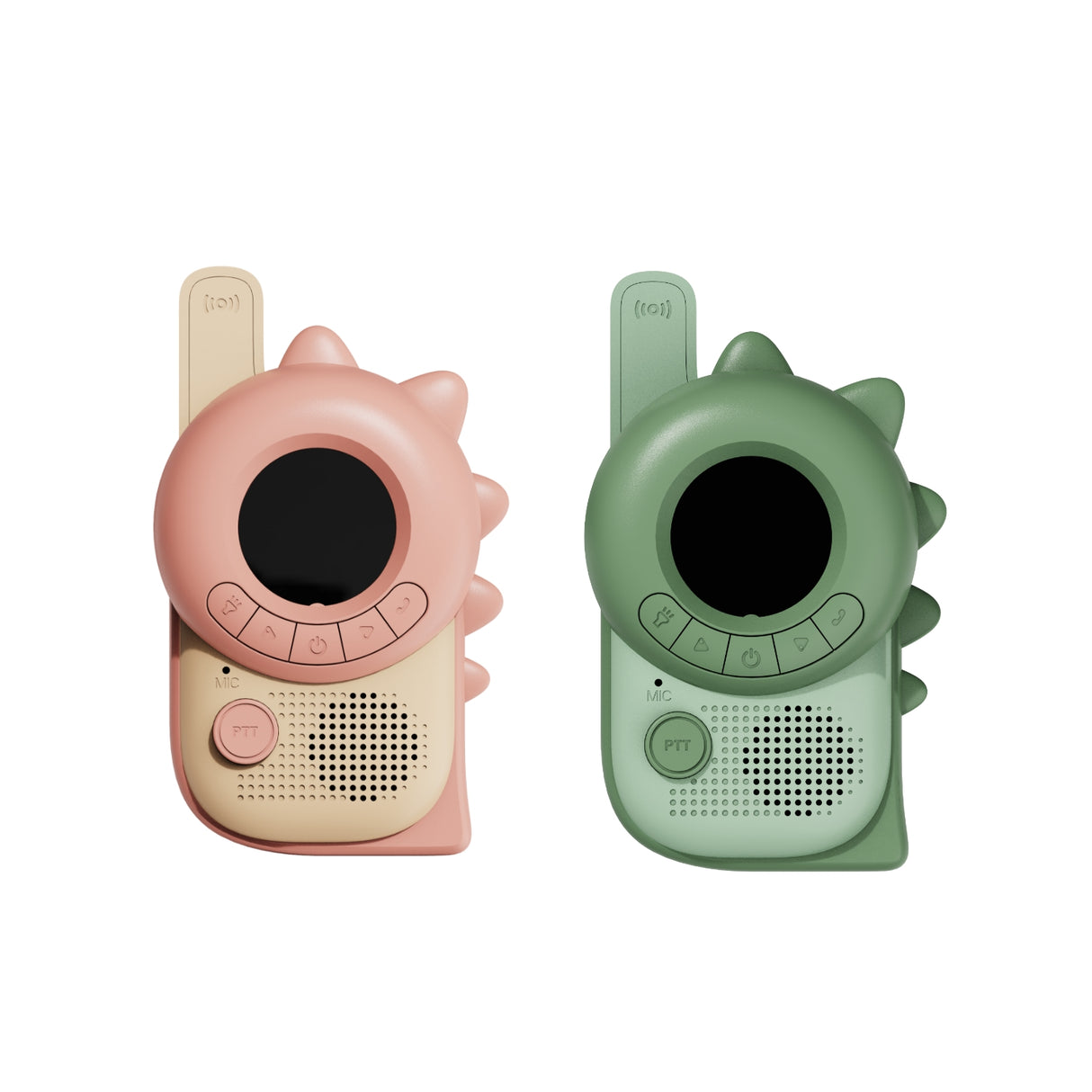 Walkie Talkie/ Dino Grün & Pink