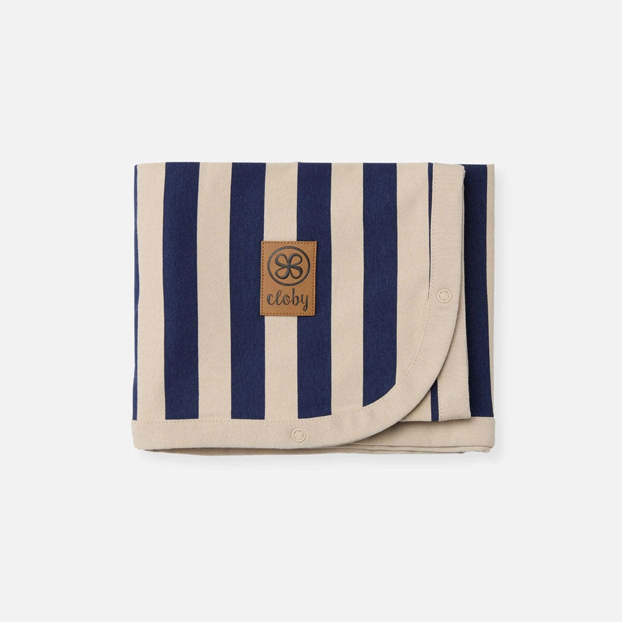 UV- Sonnenschutzdecke / Navy Sandy Stripe