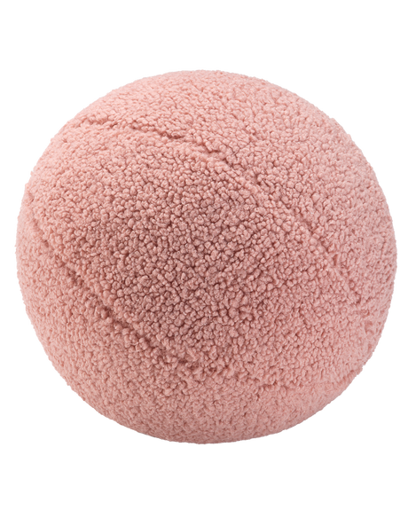 Weiches Ballkissen Wigiwama aus OEKO-TEX® Teddy-Stoff, 35 cm, mit allergenfreier Micro-Cluster-Füllung, waschbar und leicht tragbar