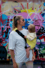 Kindertrage Leinen/ Lemon