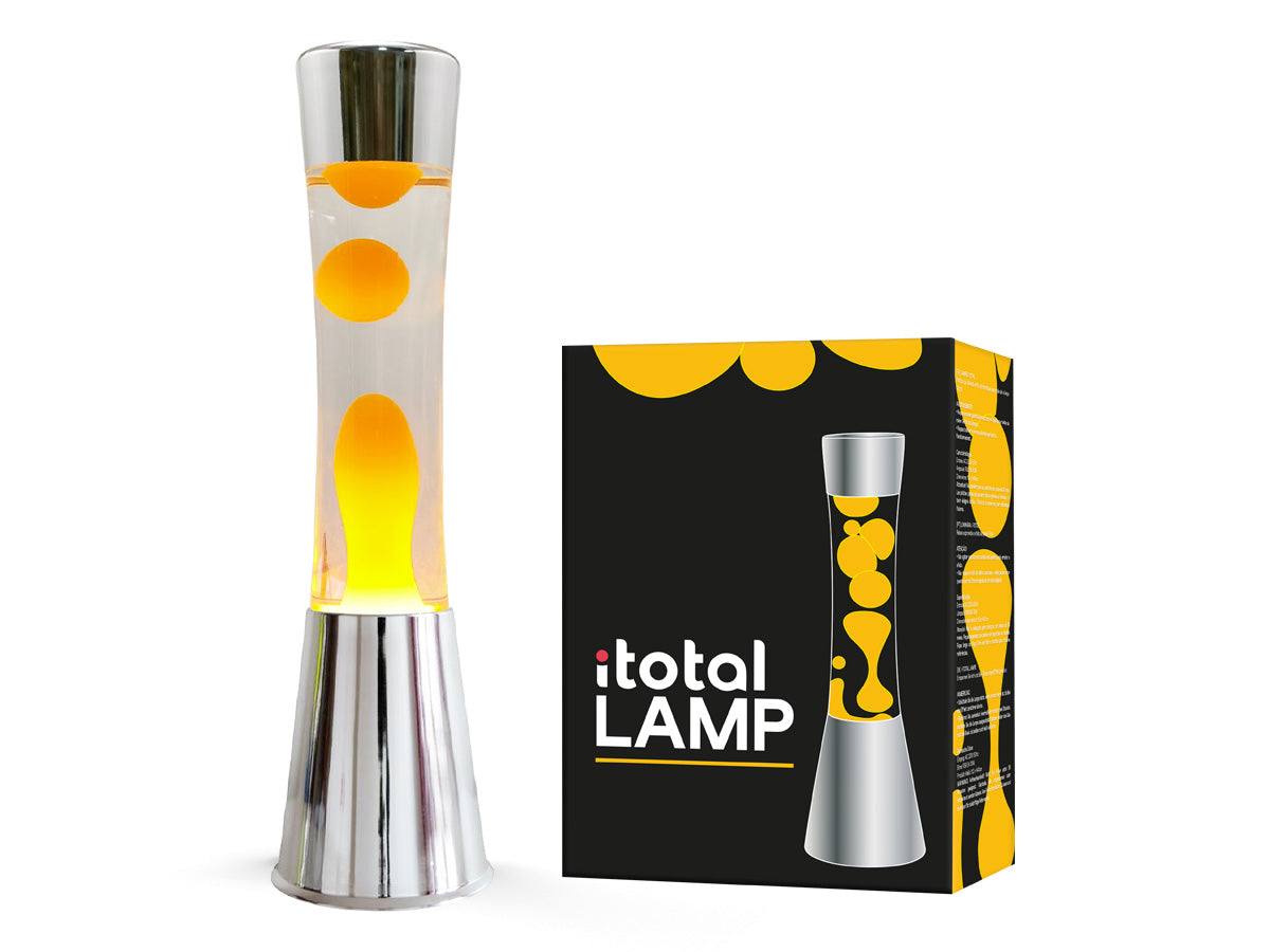 Gravity Lavalampe/ silber-orange