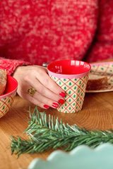 Mittlere Schale/ Holiday Print