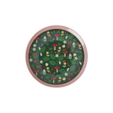 Bunter runder Melaminteller mit Forest Gnome Weihnachtsmotiv von RICE