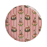 Bunter runder Kinderteller Sweet Forest aus Melamin mit Weihnachtsmotiv, 20 cm, spülmaschinengeeignet