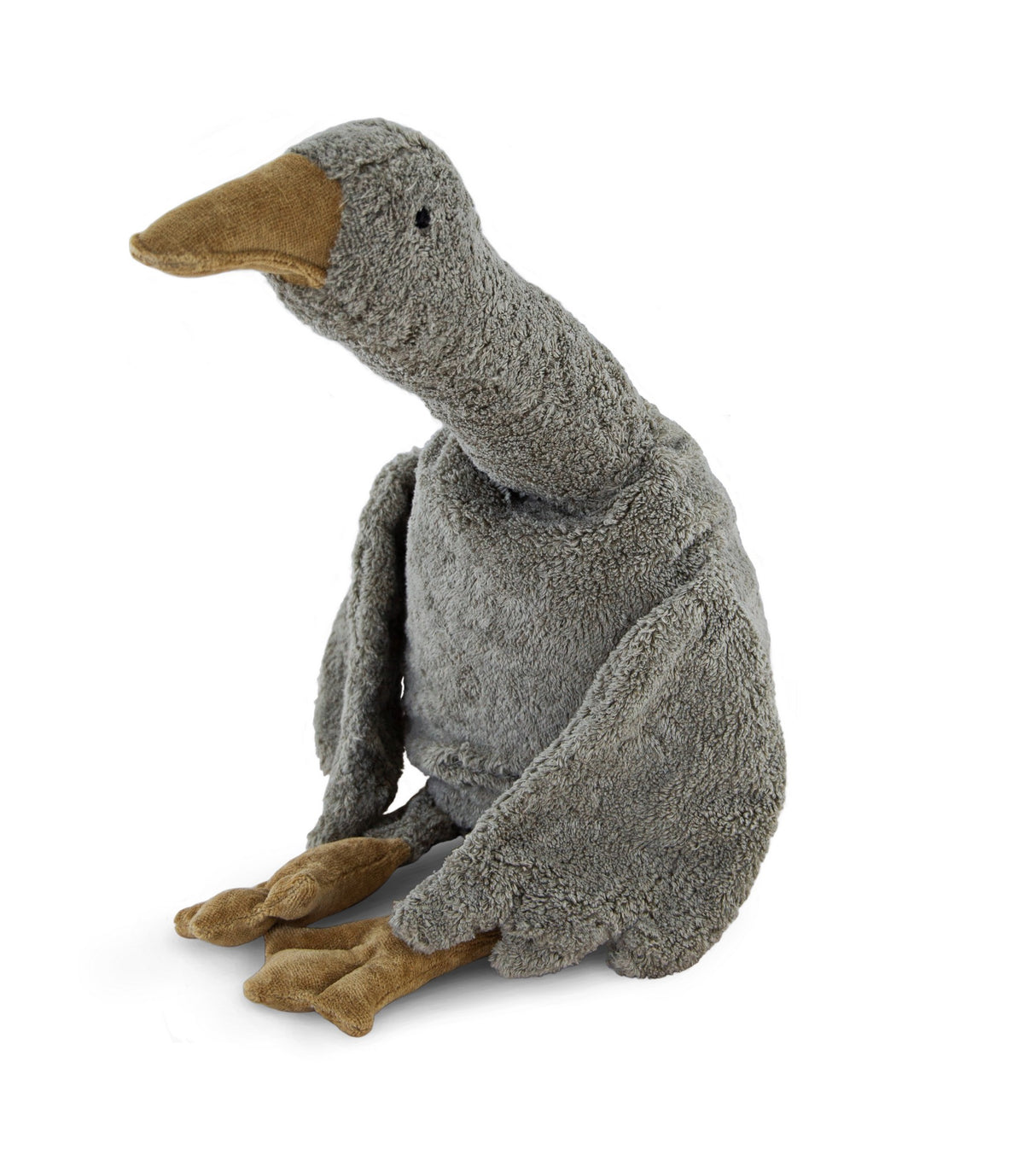 Kuscheltier & Wärmekissen Gans groß/ grau