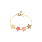 Regenbogen-Einhorn Armbandset