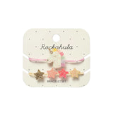 Regenbogen-Einhorn Armbandset