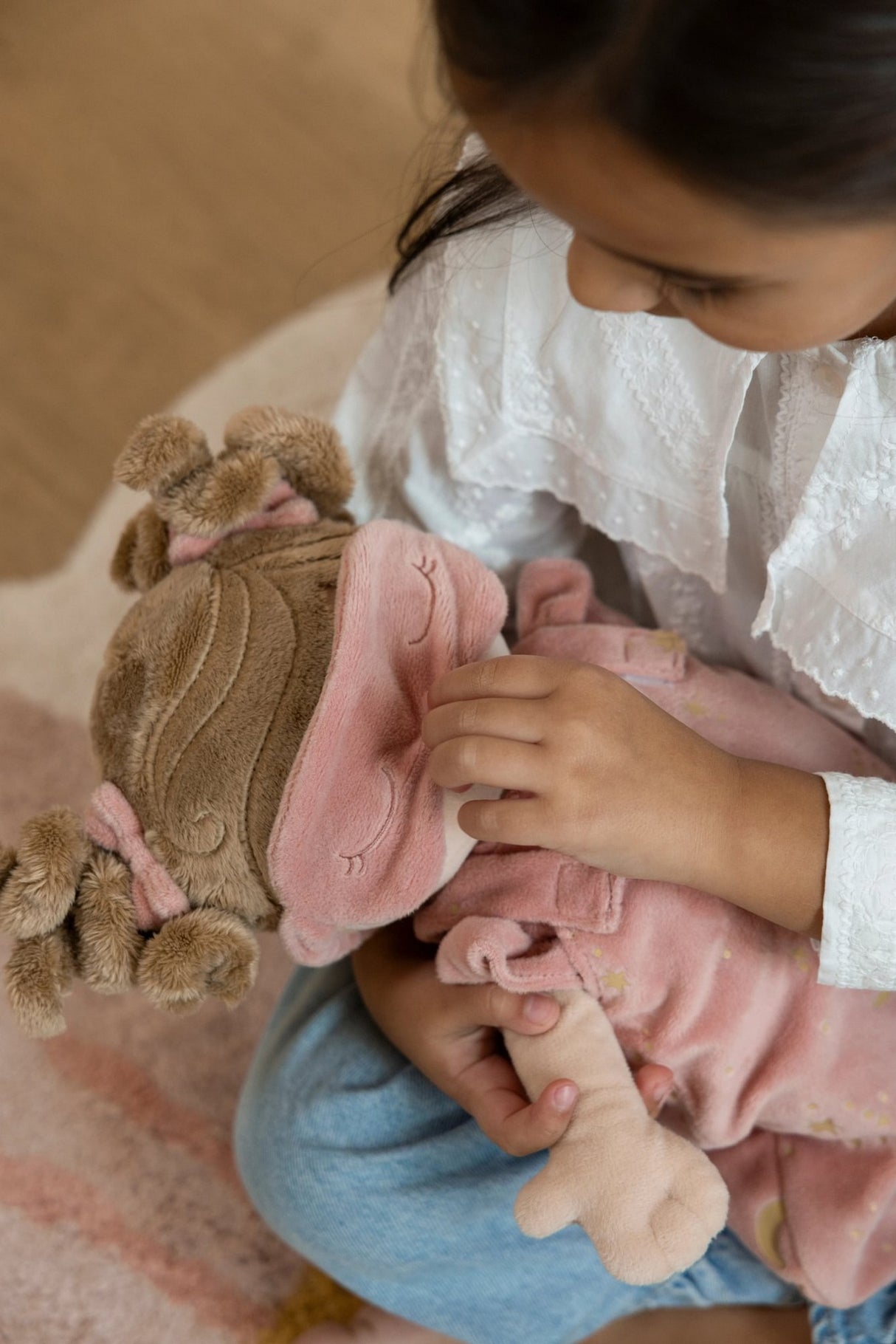 Kuschelpuppe Rosa