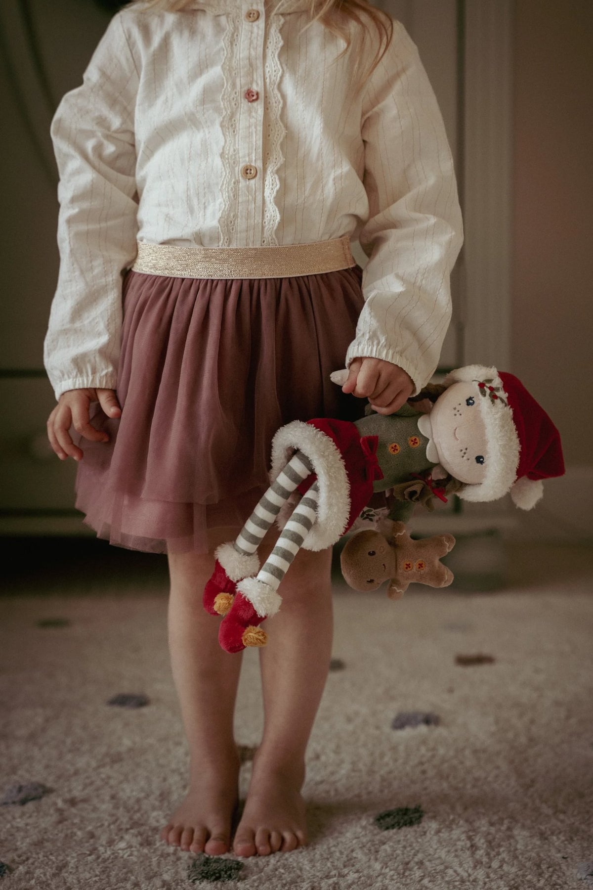 Weihnachtspuppe Rosa