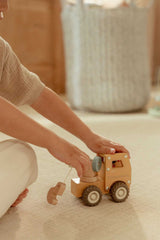 Holz- Kranwagen