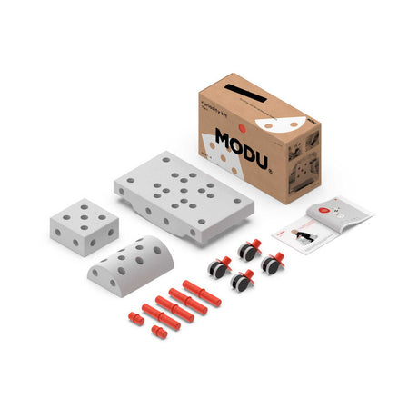 MODU curiosity kit rot - korbmayer. ganz besonders. für kinder.