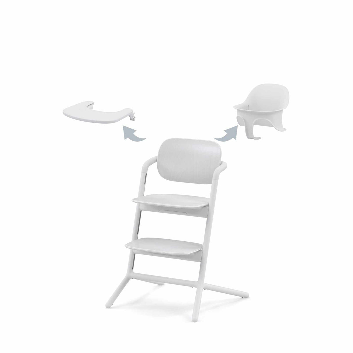 LEMO Hochstuhl 3in1 Set/ All White