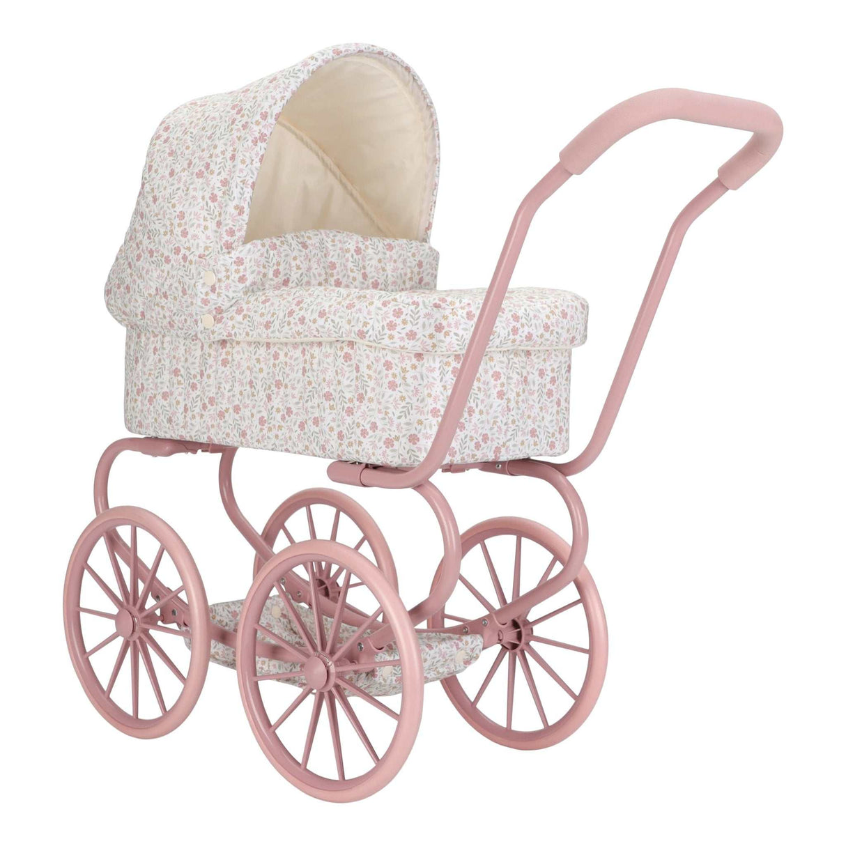 Metall Puppenwagen/ Soft Flowers