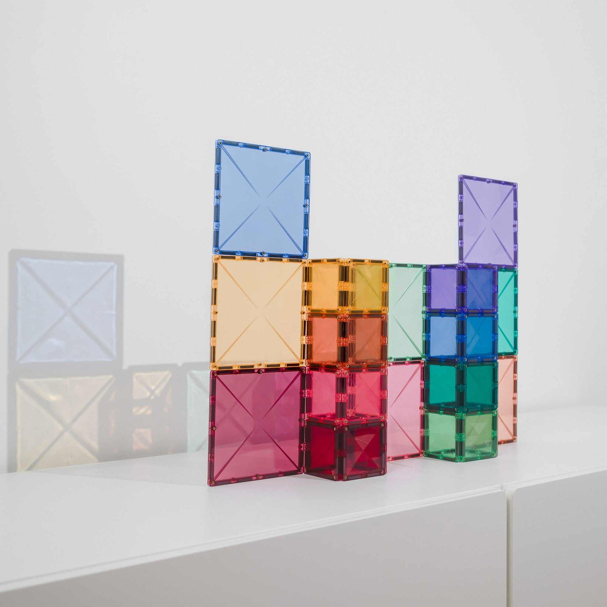 Magnetbausteine Pastell Square Pack 40 Teile