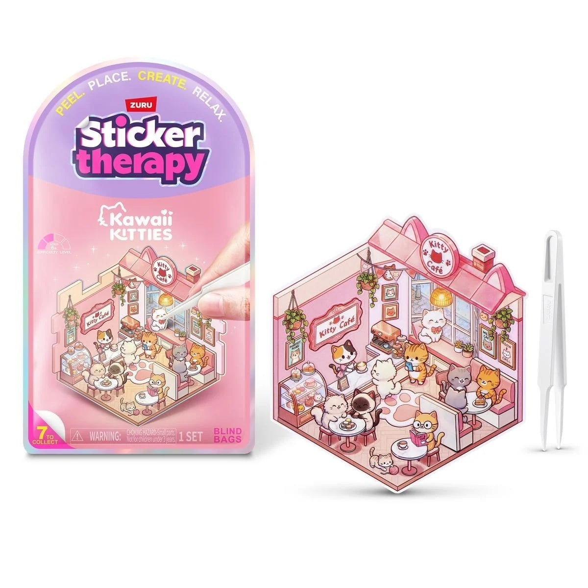Zuru Sticker Therapie - Kawaii Kätzchen (1Stück)