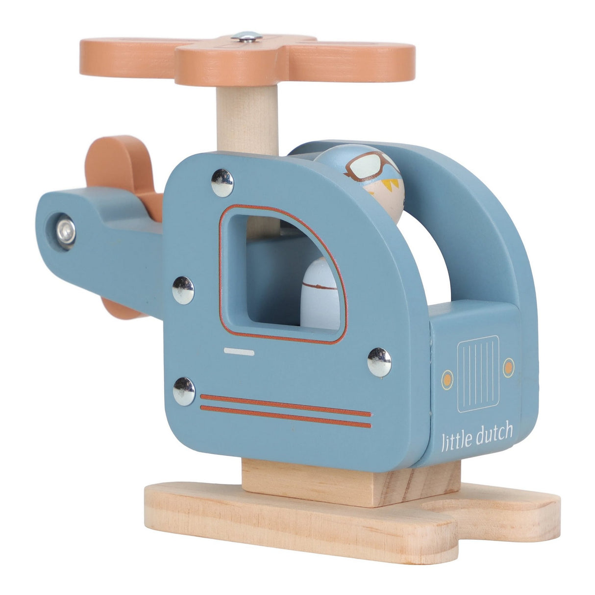 Holz-Hubschrauber