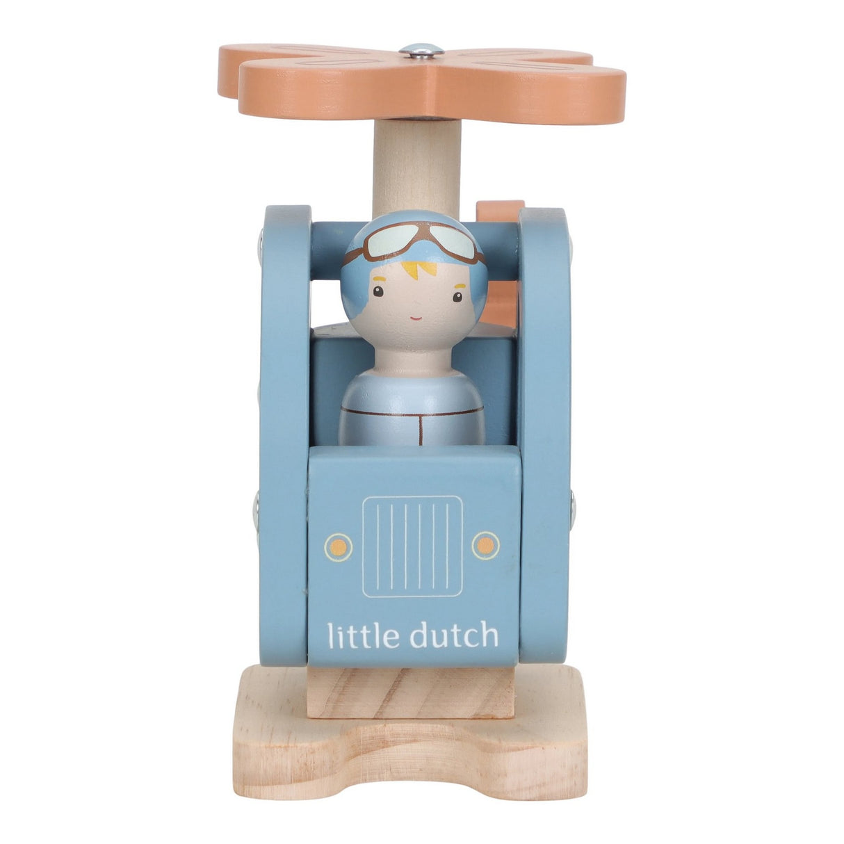 Holz-Hubschrauber
