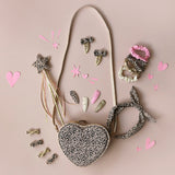 Tasche- Love Heart Leopard