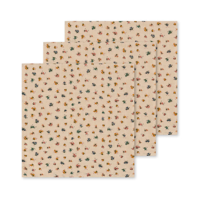 Musselintücher 3er Pack aus 100% Bio-Baumwolle in Bloomie Blush für Babys und Kleinkinder