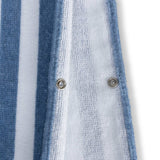 Poncho/ Blau gestreift