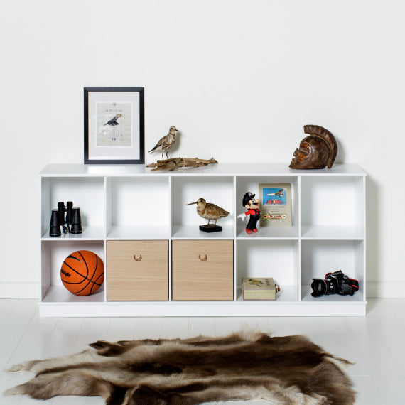 Wood Regal 5x2 mit Sockel