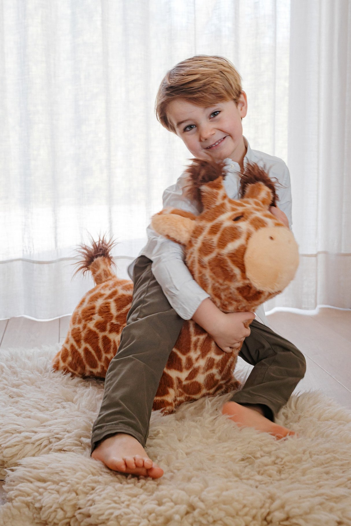 Hüpf-Tier Giraffe