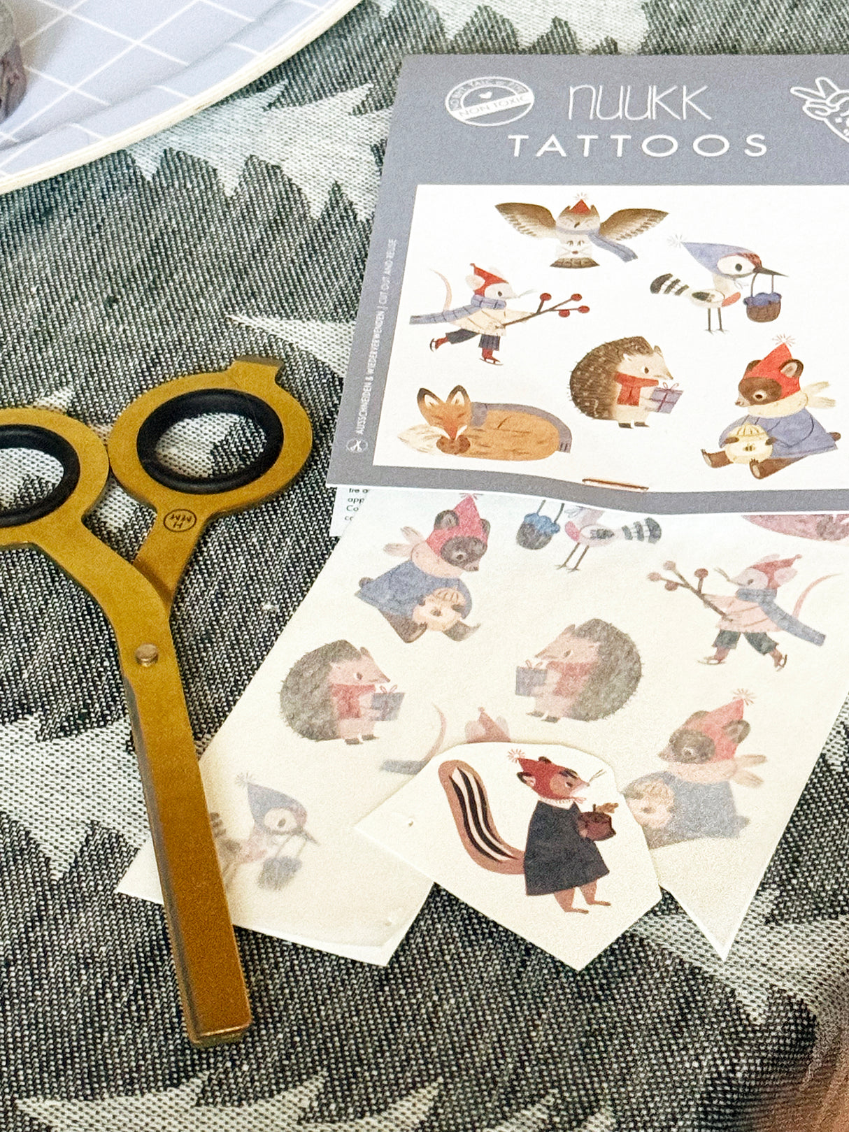 Tattoos "Waldtiere im Winter"