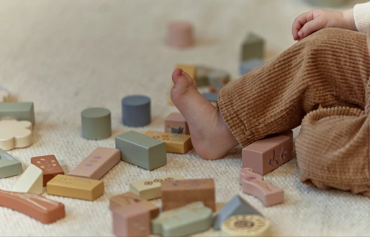 Holzbausteine - Safari Friends