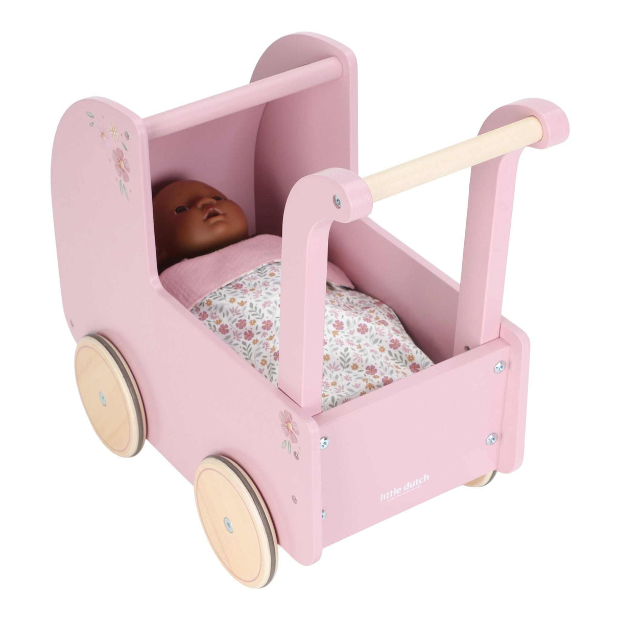 Holz Puppenwagen